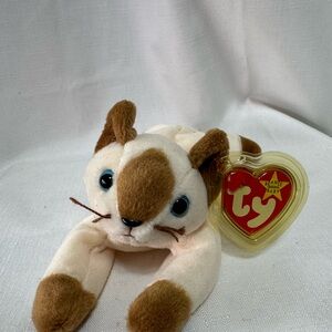 Ty Brown and Cream Dog Plush Toy